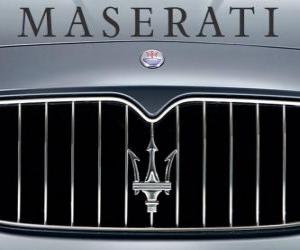 yapboz Maserati logosu, İtalyan spor otomobil markası